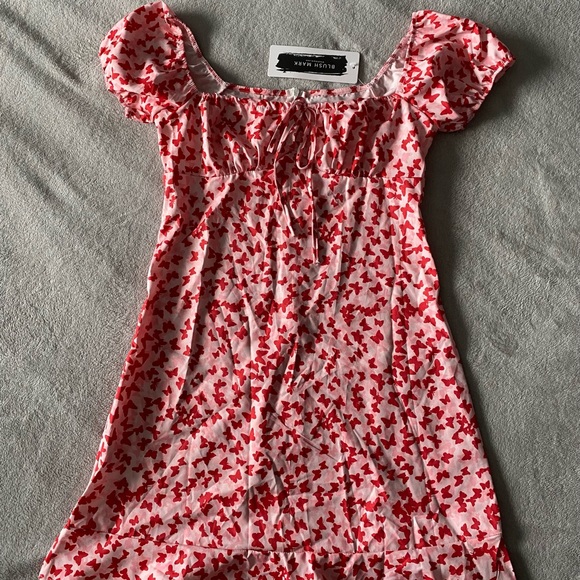 Off The Shoulder Butterfly Dress - Picture 1 of 1